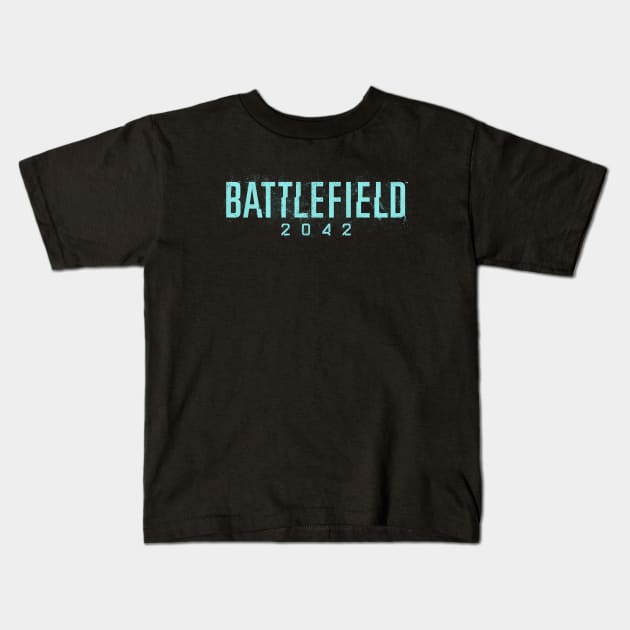 Battlefield 2042 - Logo [Texturized!] Kids T-Shirt by José Ruiz